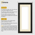 Panoramic Thin Ash Black Picture Frame With Ivory Mount