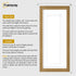 Panoramic Beech Picture Frame With White Mount