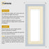 Panoramic Light Grey Picture Frame With Ivory Mount Wall Decor Frame