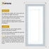 Panoramic Light Grey Picture Frame With White Mount Wall Decor Frame