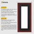 Panoramic Mahogany Picture Frame With Black Mount Wall Decor Frame