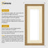 Panoramic Oak Picture Frame With Ivory Mount Wall Decor Frame
