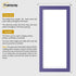 Panoramic Size Purple Picture Frames Wall D?cor Frame