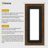 Panoramic Rustic Oak Picture Frame With Black Mount Wall Decor Frame