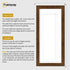 Panoramic Rustic Oak Picture Frame With White Mount