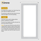 Panoramic Size Silver Picture Frames Wall Decor Frame