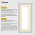 Panoramic Silver Picture Frame With Ivory Mount Wall Decor Frame