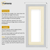 Panoramic Silver Picture Frame With Ivory Mount Wall Decor Frame