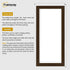 Panoramic Size Walnut Picture Frames Wall Art Frame