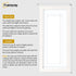 Panoramic White Picture Frame With White Mount