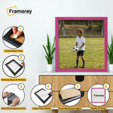 Square Size Thin Matt Pink Picture Frame Poster Frames