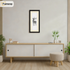 Thin Matt Panoramic Black Pictures Frames With Ivory Mount
