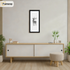 Thin Matt Panoramic Black Picture Frames With White Mount