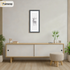 Thin Matt Panoramic Dark Grey Picture Frames With White Mount