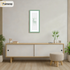 Thin Matt Panoramic Green Pictures Frames With White Mount