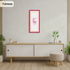 Thin Matt Panoramic Pink Picture Frames With Ivory Mount