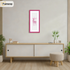 Thin Matt Panoramic Pink Picture Frames With White Mount