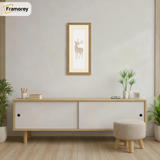 Thin Matt Panoramic Oak Pictures Frames With Ivory Mount