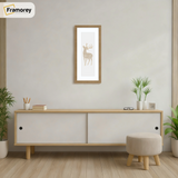 Thin Matt Panoramic Oak Pictures Frames With White Mount