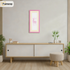 Thin Matt Panoramic Pink Picture Frames With Ivory Mount
