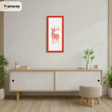 Thin Matt Red Panoramic Picture Frame Poster Frames