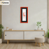 Thin Matt Panoramic Red Picture Frames With Black Mount