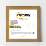 Square Size Beech Picture Frame Wall Decor Frames