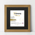 Square Size Beech Picture Frame With Black Mount