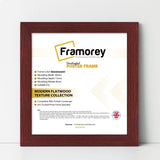 Square Size Mahogany Picture Frame Photo Frames