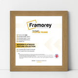 Square Size Oak Picture Frame Wall Art Photo Frames