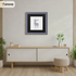 Square Size Purple Picture Frame With Black Mount