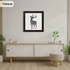 Square Size Thin Ash Black Picture Frame Wall Art Photo Frame