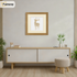 Square Size Beech Picture Frame With Ivory Mount