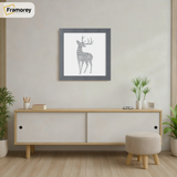 Square Size Dark Grey Picture Frame Wall Art Photo Frames