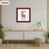 Square Size Mahogany Picture Frame Photo Frames