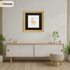 Square Size Pine Picture Frame With Black Mount