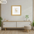 Square Size Pine Picture Frame With White Mount
