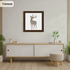 Square Size Walnut Picture Frame Wall Art Frames