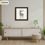 Square Size Walnut Picture Frame Wall Art Frames