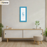 Blue Panoramic Photo Frames With White Mount Wall Decor Frame