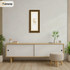 Panoramic Dark Oak Picture Frame With Ivory Mount Wall Decor Frame