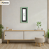 Panoramic Green Picture Frame With Black Mount Wall Decor Frame