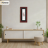 Panoramic Mahogany Picture Frame With Black Mount Wall Decor Frame