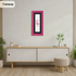 Panoramic Pink Picture Frame With Black Mount Wall Decor Frame