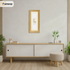 Panoramic Pine Picture Frame With Ivory Mount Wall Decor Frame
