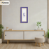 Panoramic Purple Picture Frame With Ivory Mount Wall Decor Frame