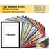 Print photos or posters for a Flat wooden picture frames  with different colors And a molding is place on a right bottom corner.