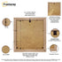 Square Grey Photo Frame Backside View Poster Frame Highlighting it's Features
