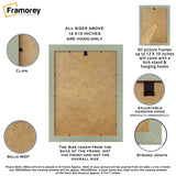 Gold Picture Frames Handmade Wooden Effect Poster Frames