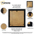 Square Size Black Oslo Photo Frames Wall Art Frames With White Mount